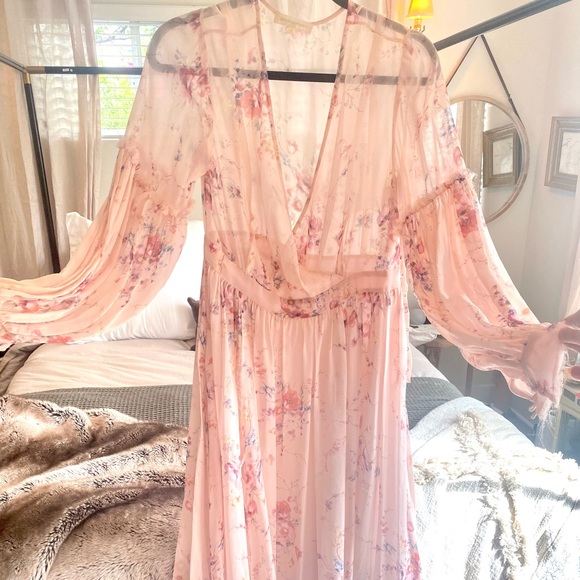 Leah Silk Dress LoveShackFancy - Picture 5 of 6